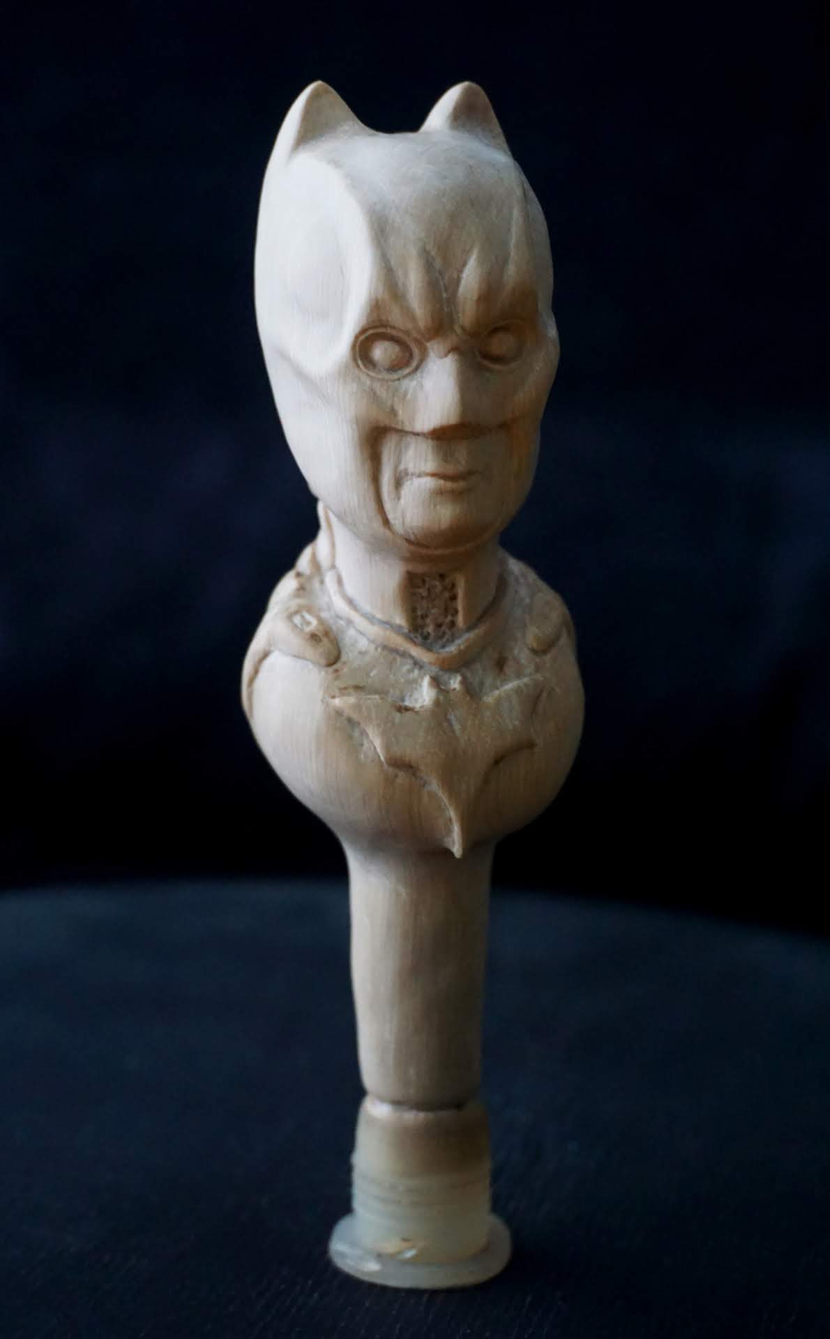 Batman -wood carving - work in progress