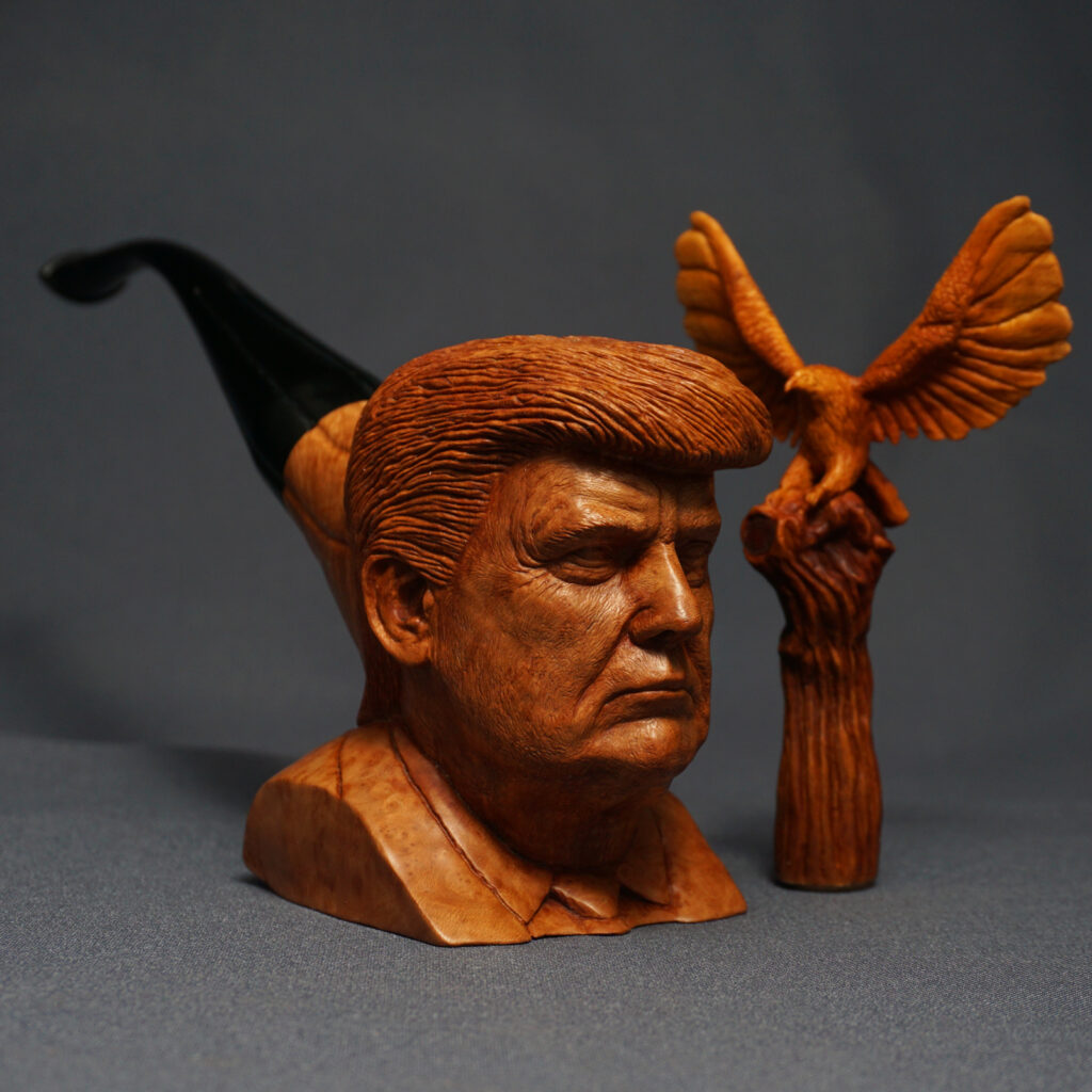 Donald Trump Smoking Pipe