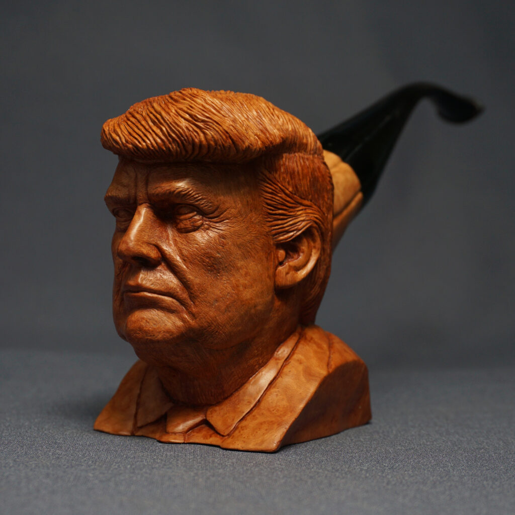 Donald Trump Smoking Pipe