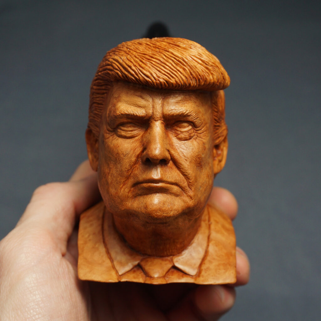 Donald Trump Smoking Pipe