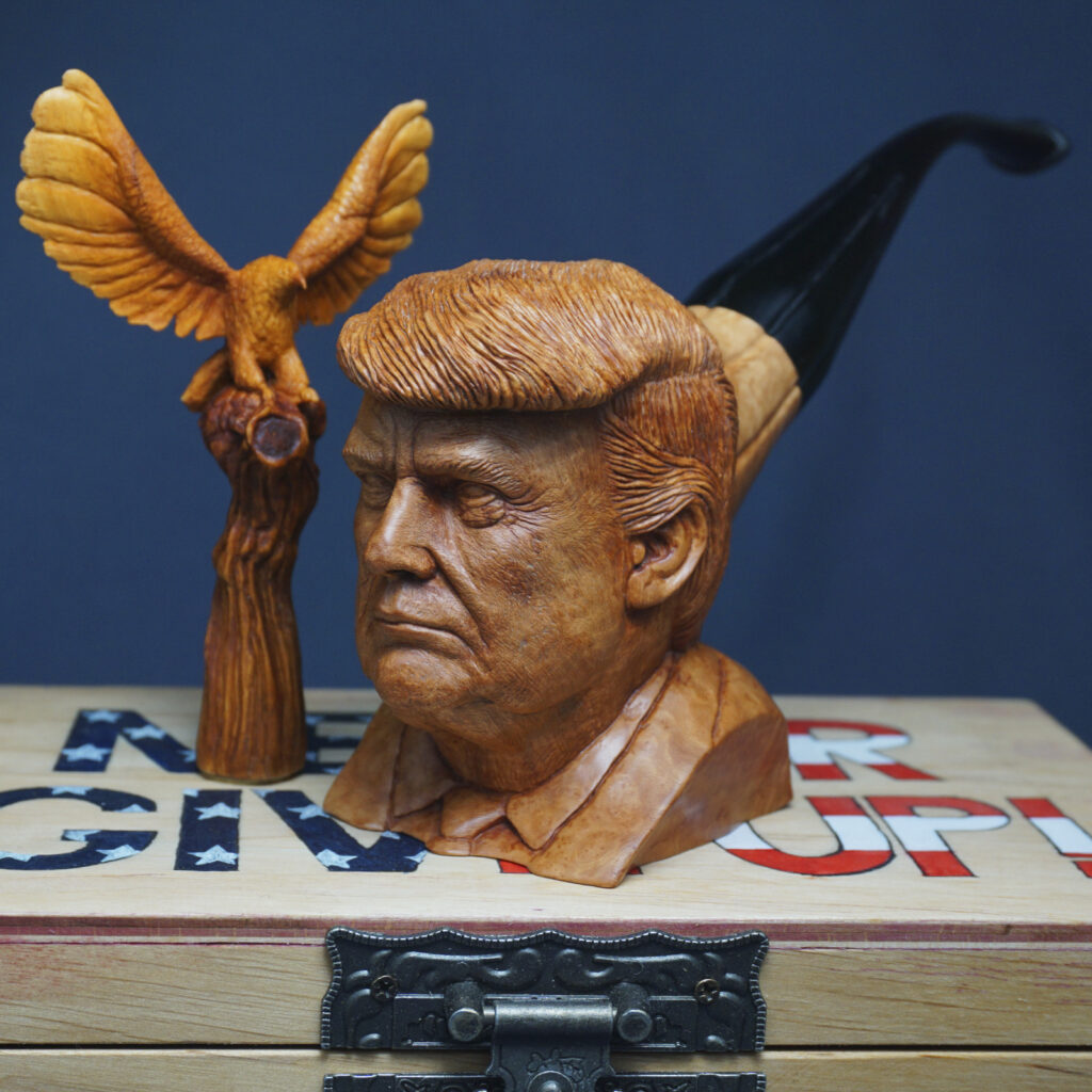Donald Trump Smoking Pipe