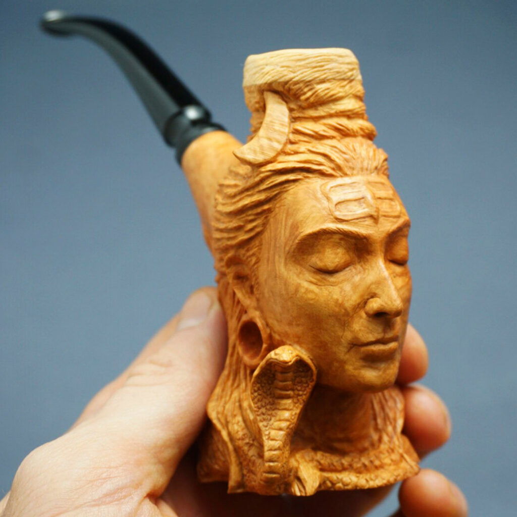Lord Shiva Smoking Pipe