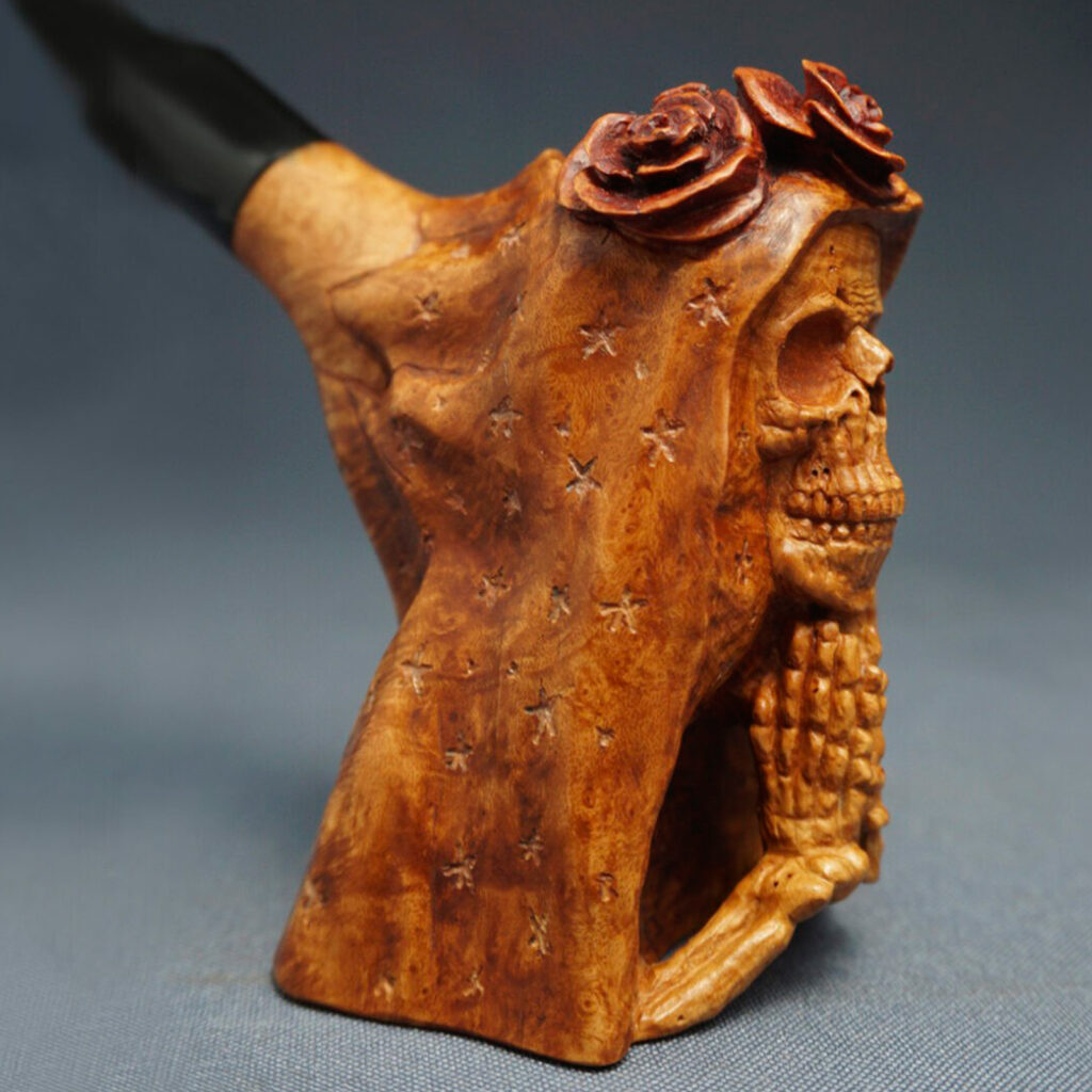 Santa Muerte Smoking Pipe