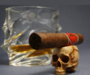 Skull Cigar Stand
