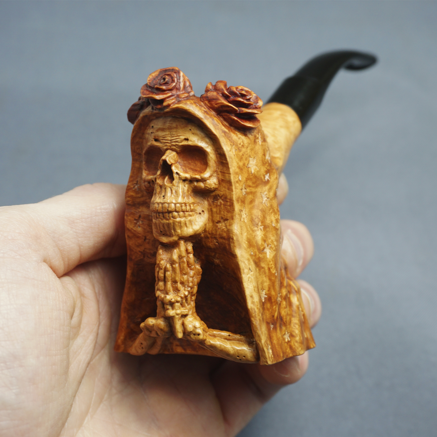 Santa Muerte Smoking Pipe