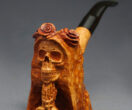 Santa Muerte Smoking Pipe