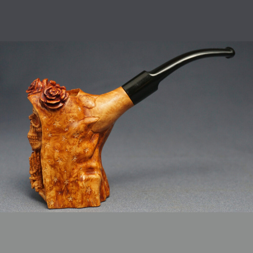 Santa Muerte Smoking Pipe