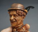 Charlie Chaplin Smoking Pipe