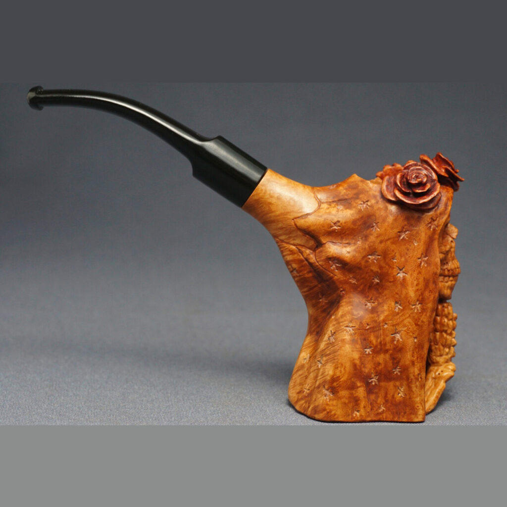 Santa Muerte Smoking Pipe