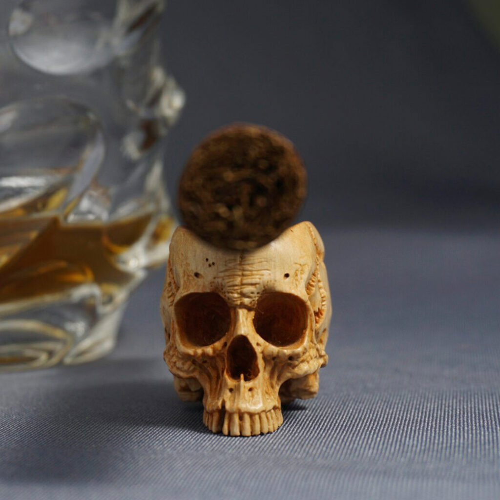 Skull Cigar Stand
