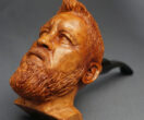 Man Bust Smoking Pipe