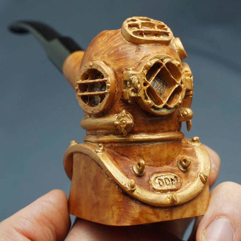 Diving Helmet pipe