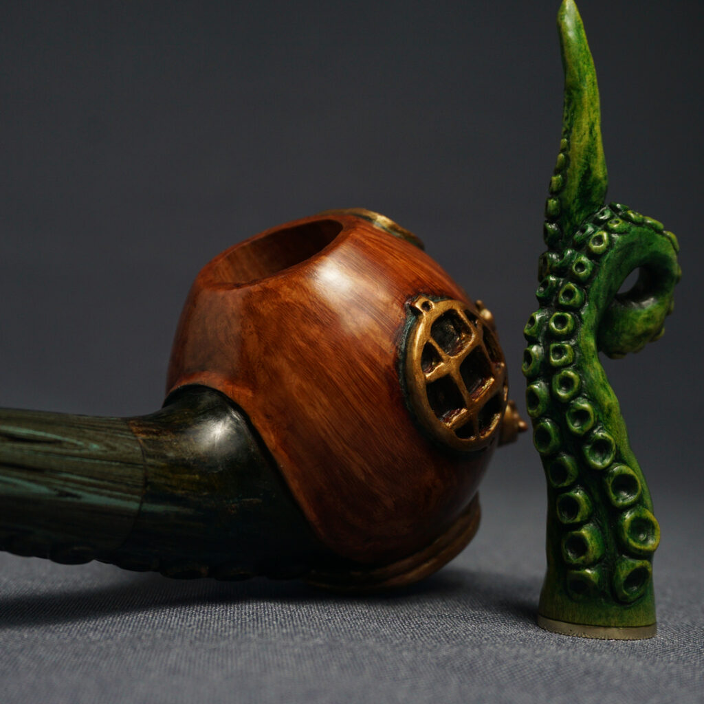 Diving Helmet Smoking Pipe