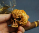 Pumpkin Skull Cigar Holder