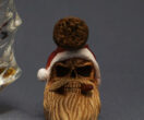Santa Skull Cigar Holder
