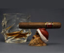Santa Skull Cigar Holder