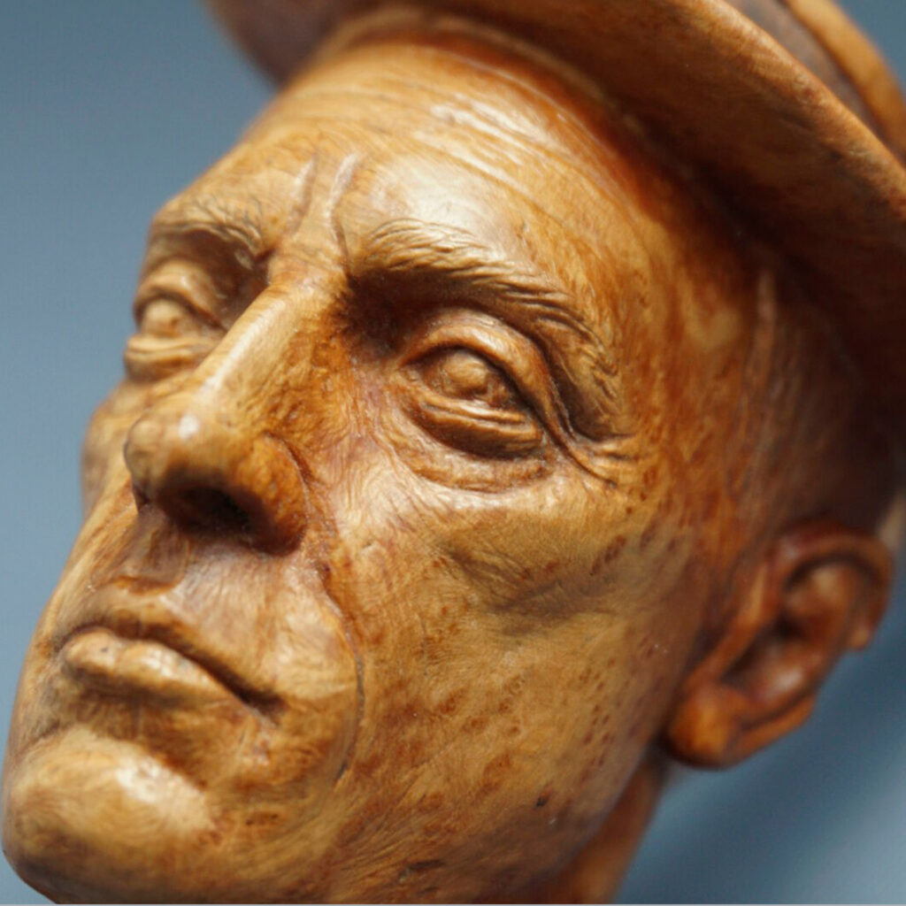 Buster Keaton Smoking Pipe