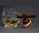 Santa Skull Cigar Holder
