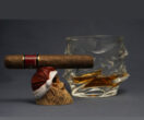 Santa Skull Cigar Holder