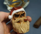 Santa Skull Cigar Holder