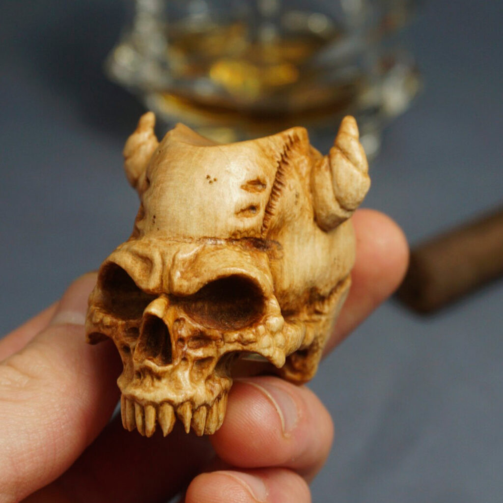 Demon Skull Cigar Rest