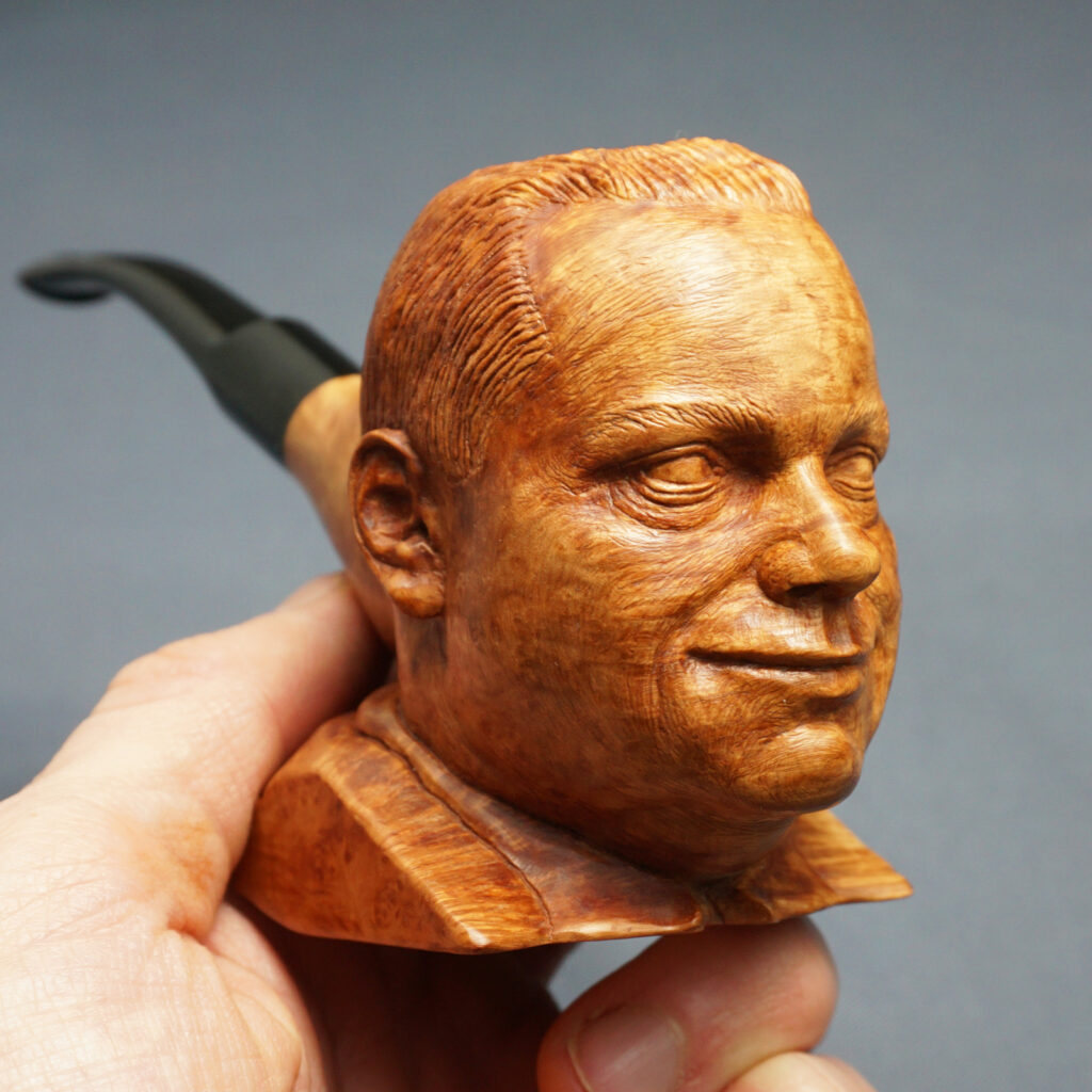 Roscoe Arbuckle Smoking Pipe