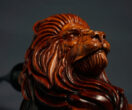 Lion smoking pipe