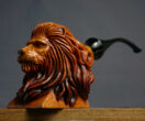 Lion smoking pipe