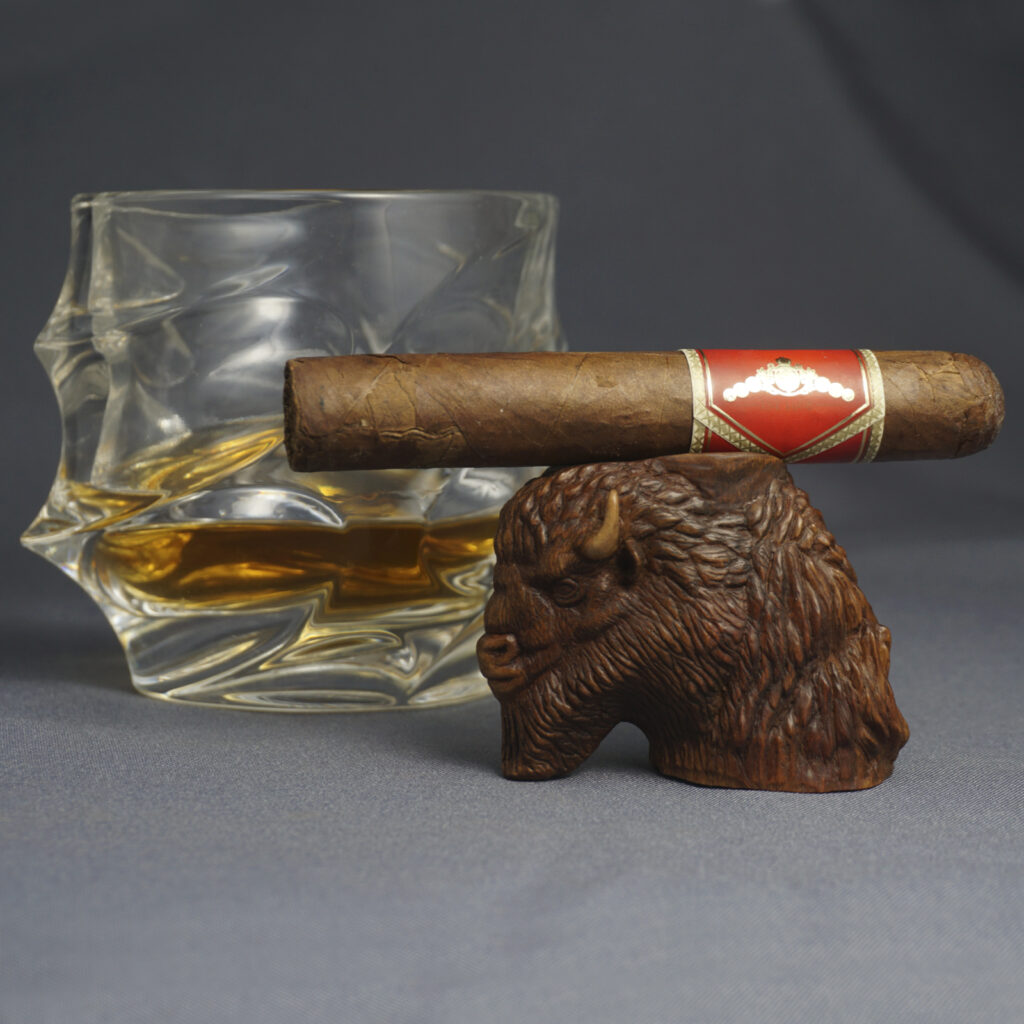 Bison Cigar Stand