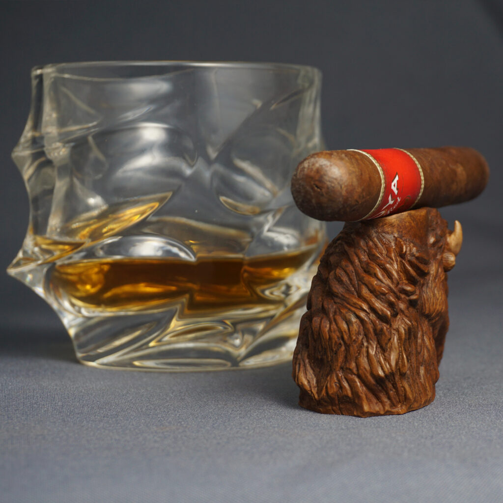 Bison Cigar Stand