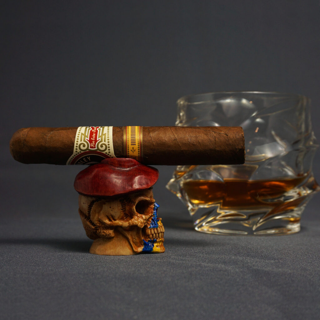 Warrior Skull Cigar Stand