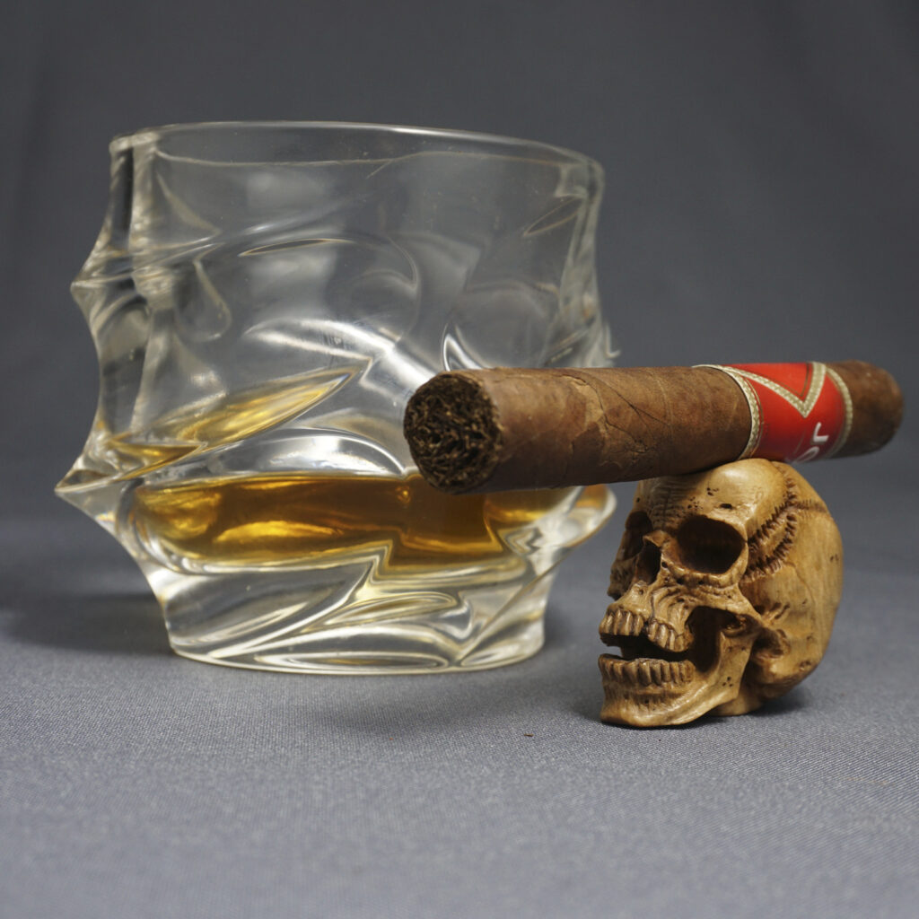 Skull Cigar Stand