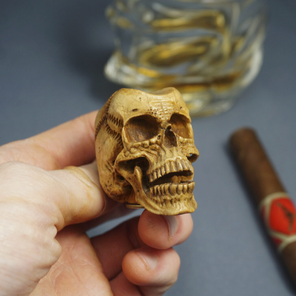 Skull Cigar Stand