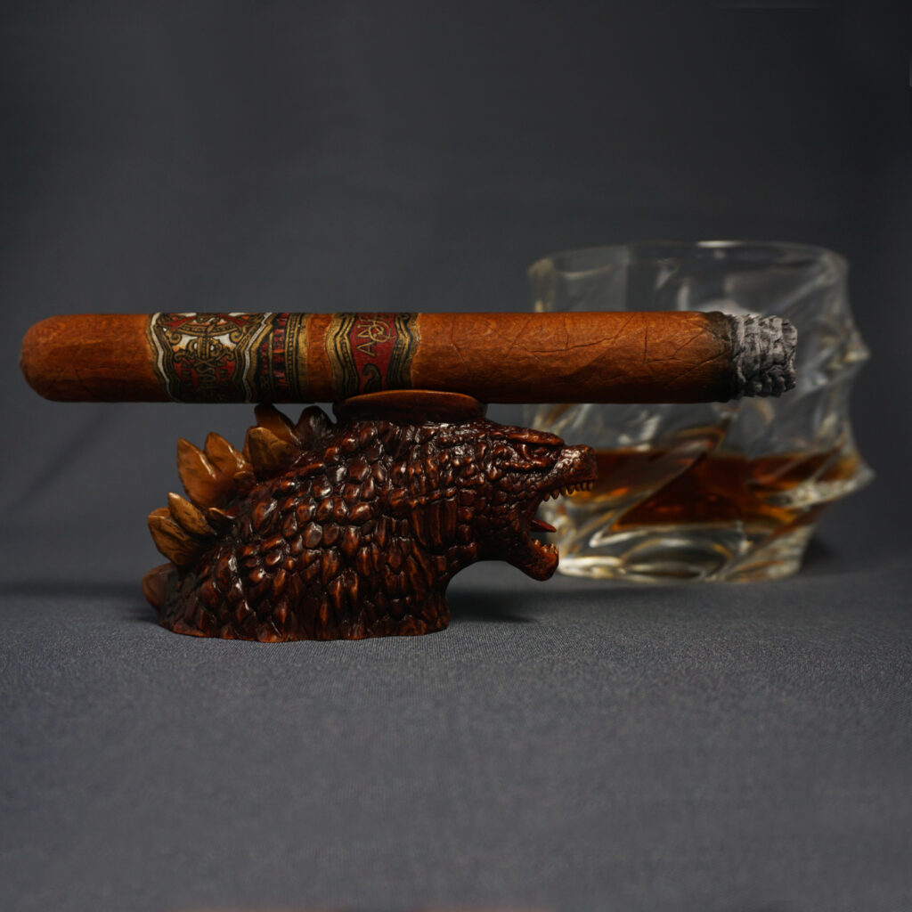Godzilla cigar rest
