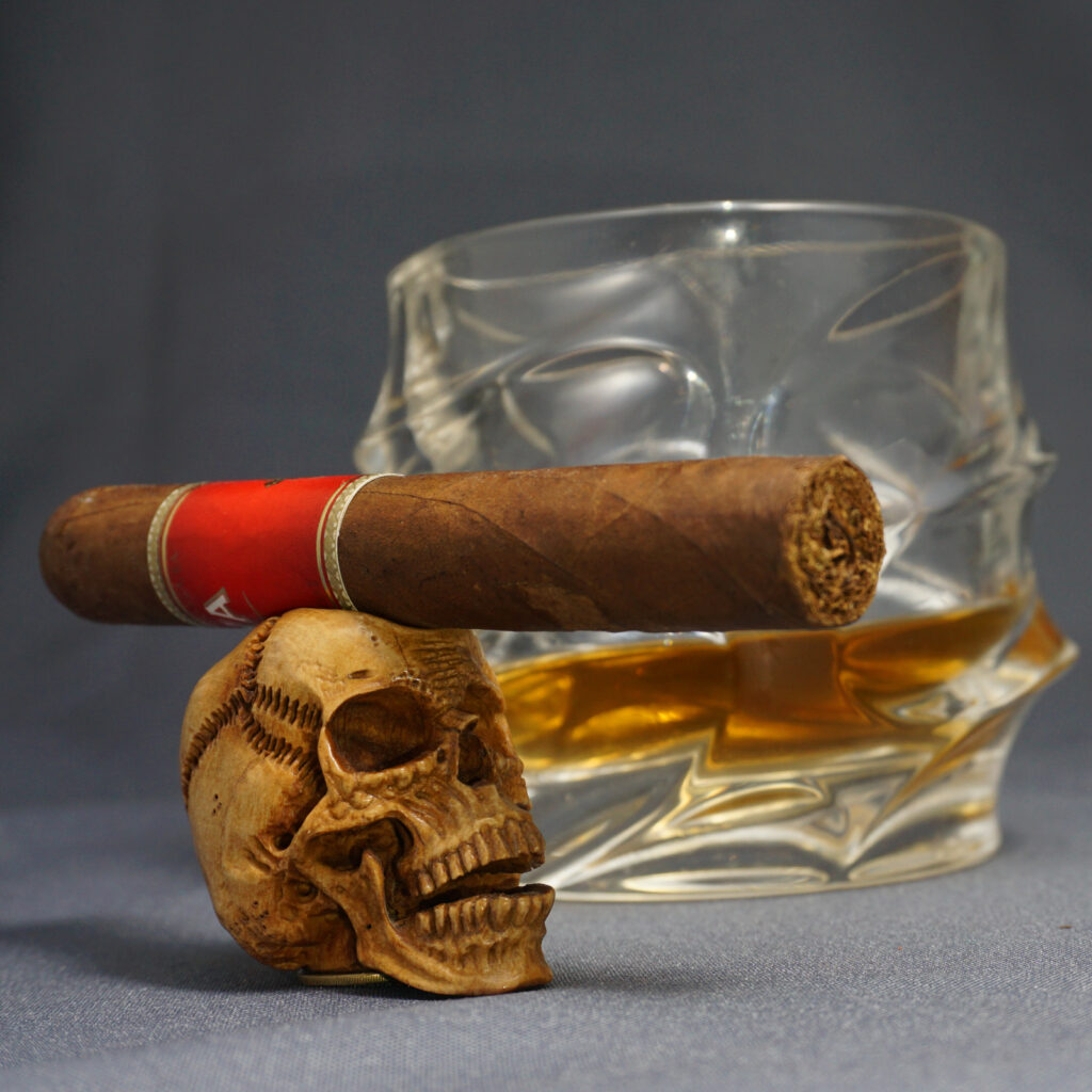 Skull Cigar Stand