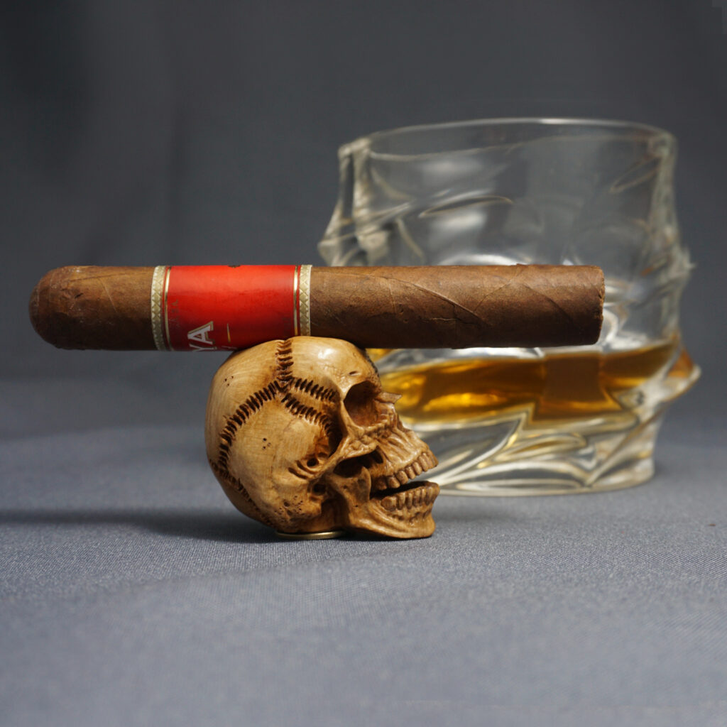 Skull Cigar Stand