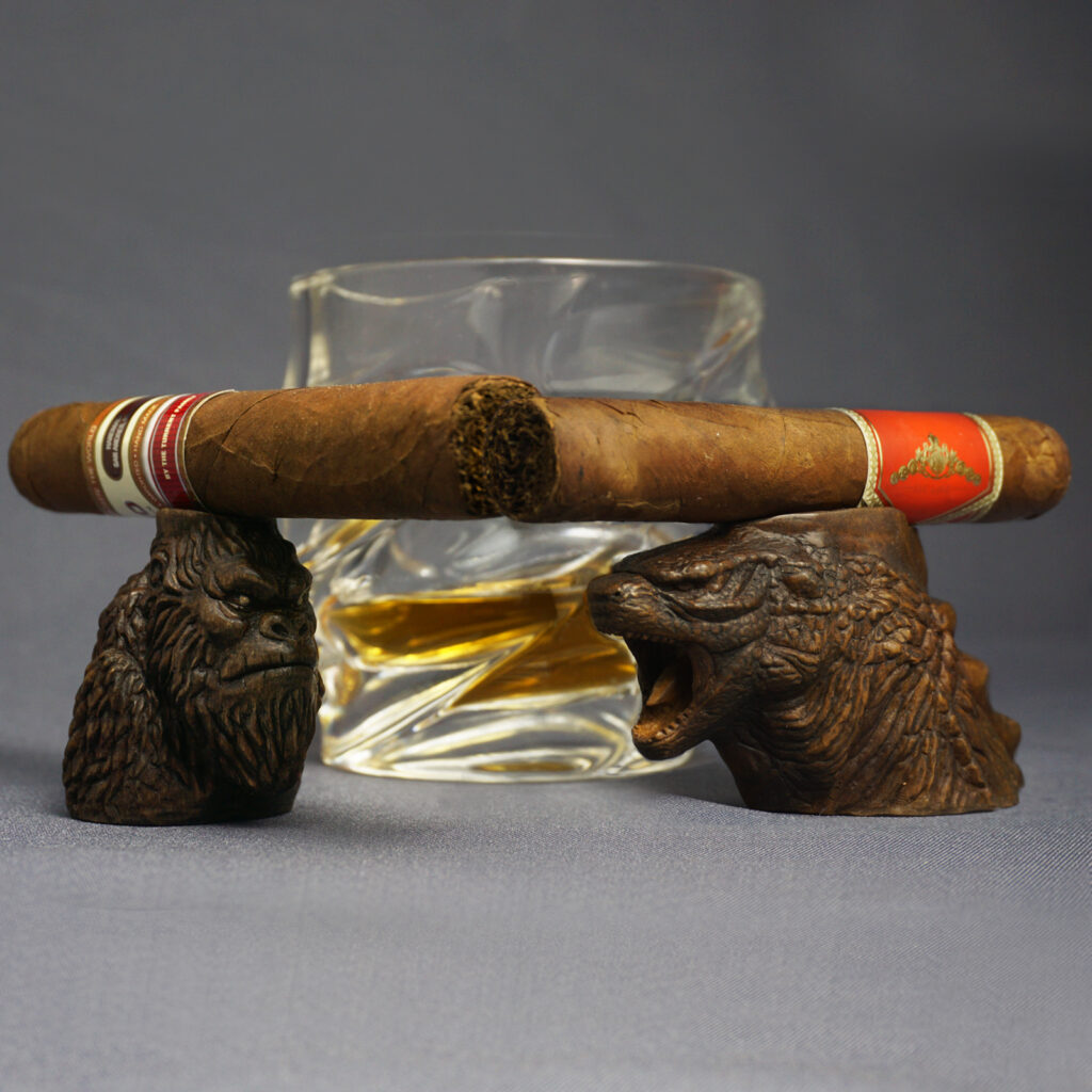 Godzilla cigar rest
