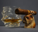 bulldog cigar stand