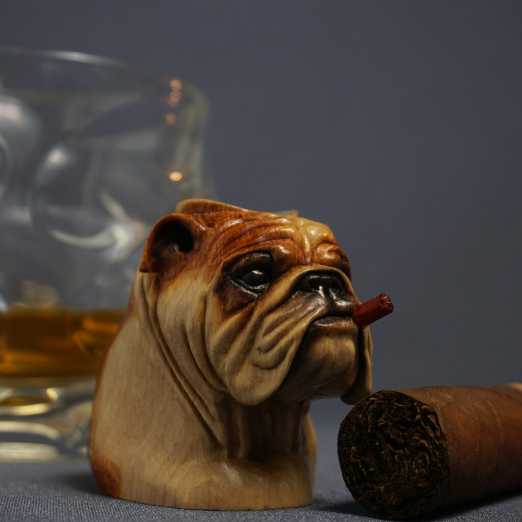 bulldog cigar stand