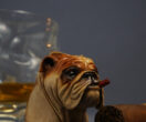 bulldog cigar stand