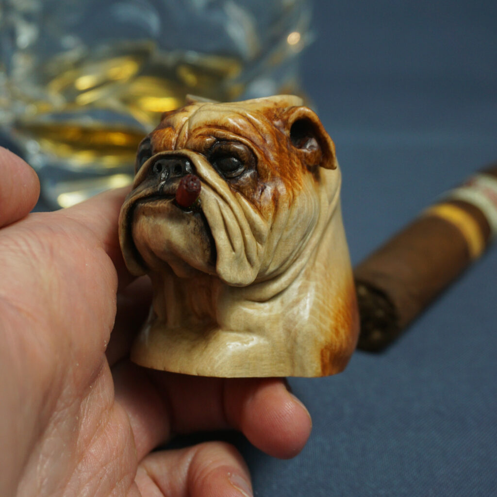 bulldog cigar stand