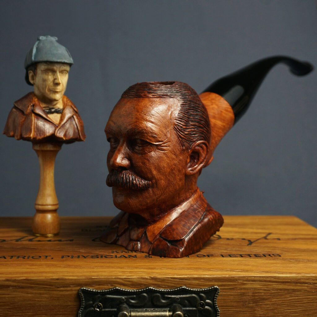 Arthur Conan Doyle Smoking Pipe