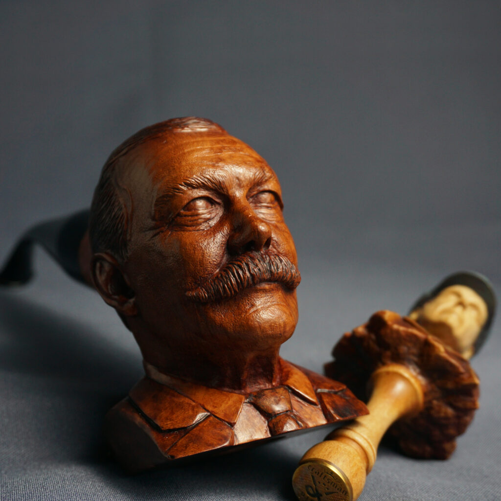 Arthur Conan Doyle Smoking Pipe