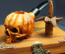 Pumpkin Skull Pipe