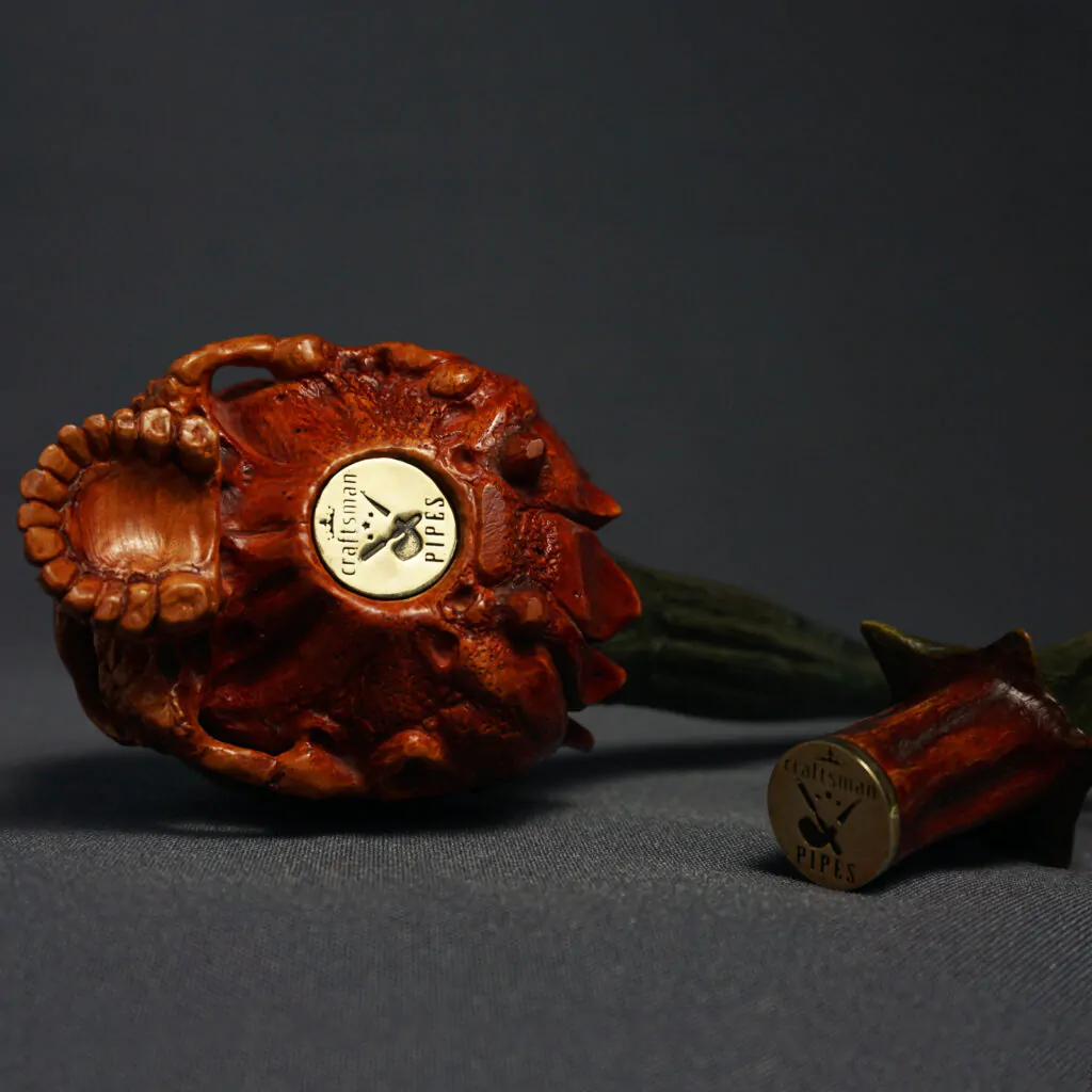 Pumpkin Skull Pipe