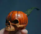 Pumpkin Skull Pipe