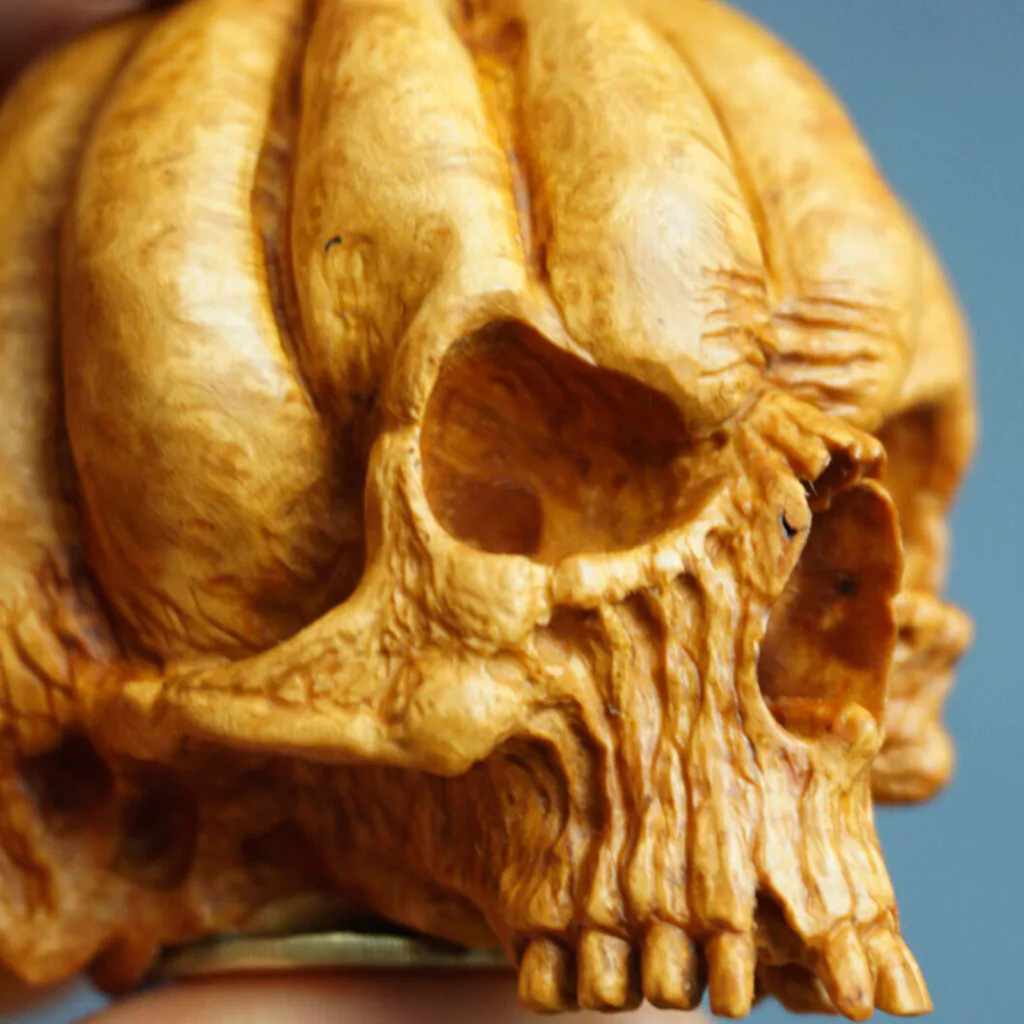 Pumpkin Skull Pipe
