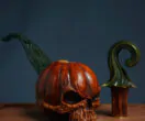 Pumpkin Skull Pipe