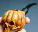 Pumpkin Skull Pipe