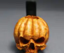 Pumpkin Skull Pipe